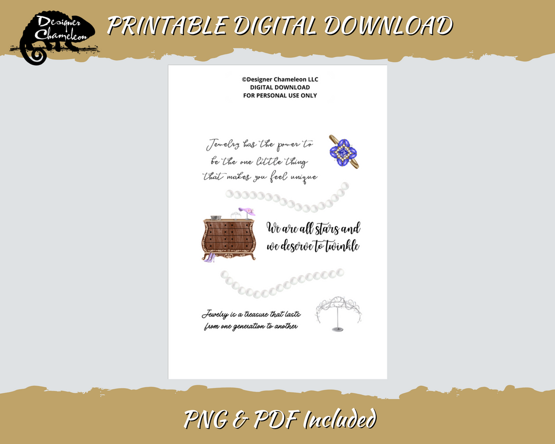 DIGITAL Vintage Jewelry Collection