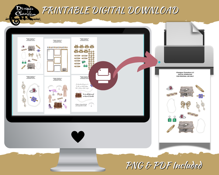 DIGITAL Vintage Jewelry Collection