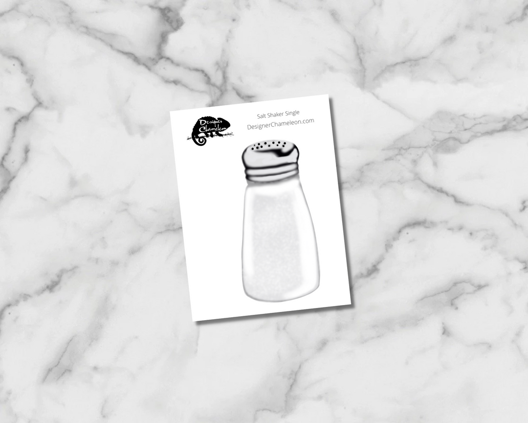 Salt Shaker Single Sticker