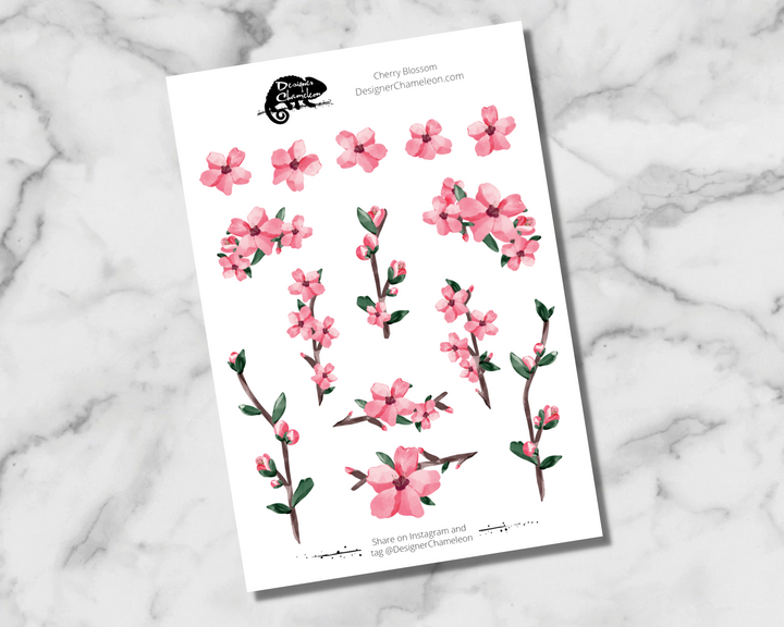 Cherry Blossom Sticker Collection