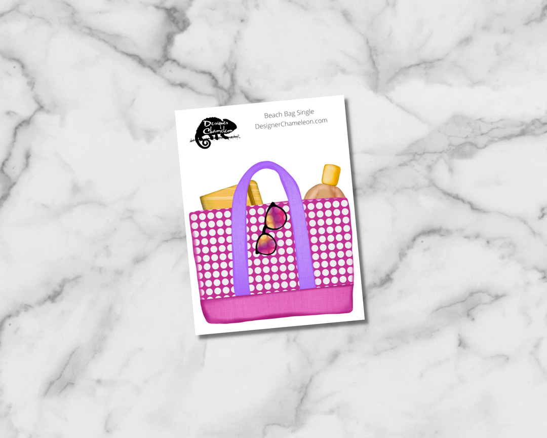 Beach Bag Single Sticker
