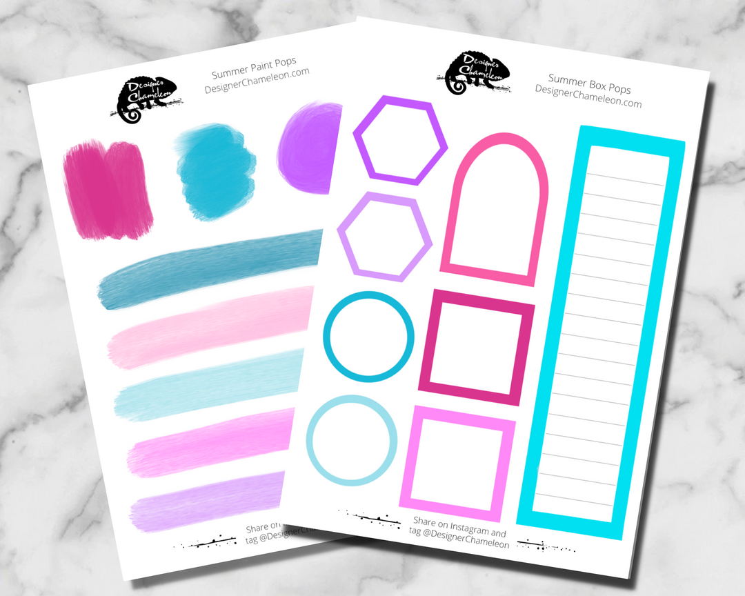 Summer Pop Stickers