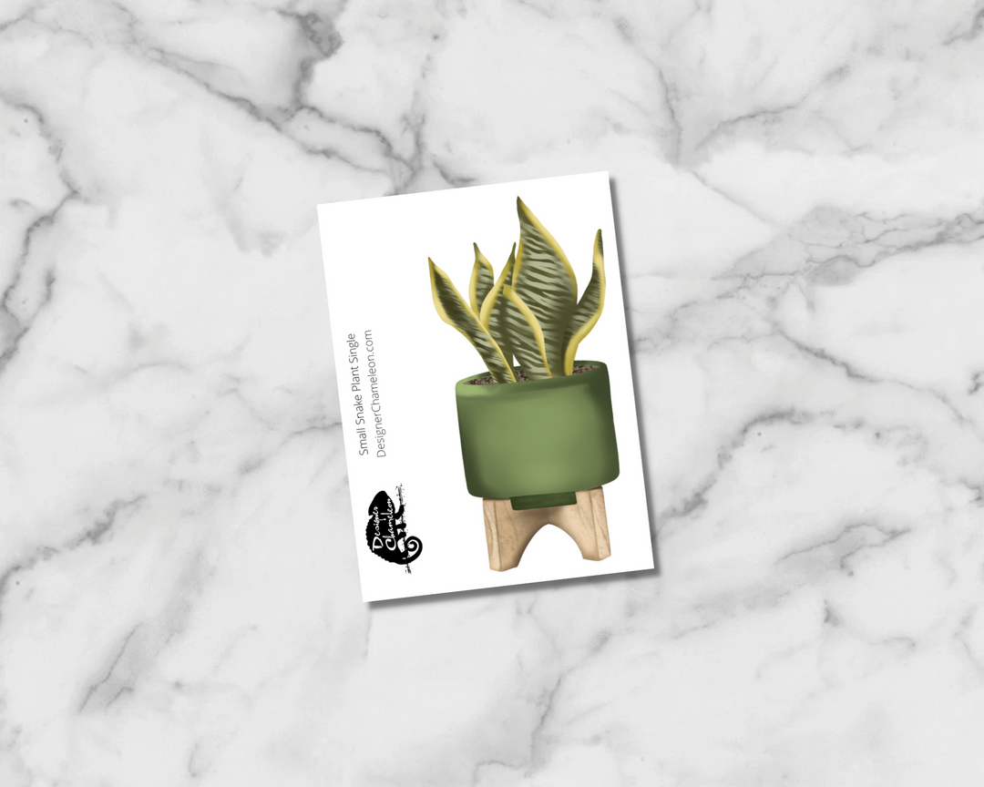 Small Snake Plant Single Sticker