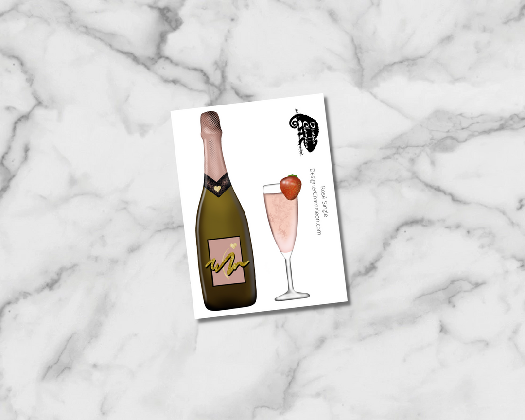 Rosé Single Sticker