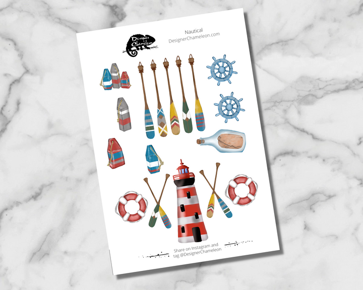 Nautical Theme Sticker Kit
