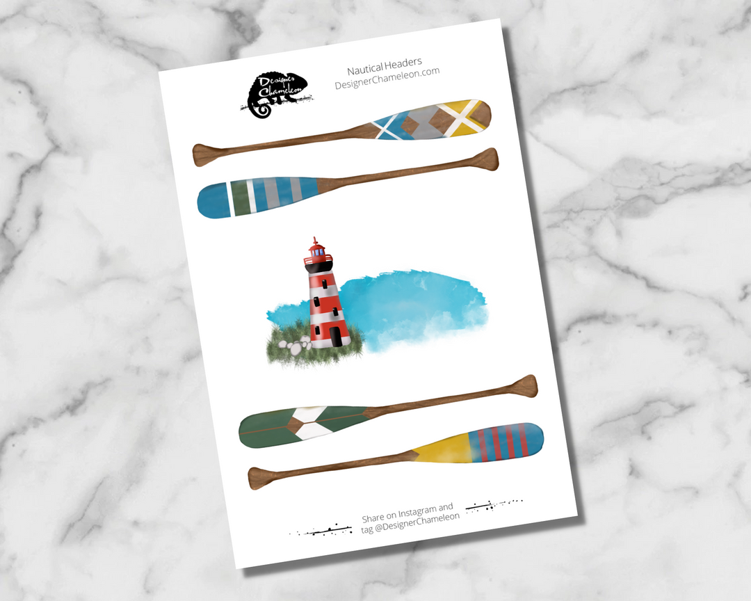 Nautical Theme Sticker Kit