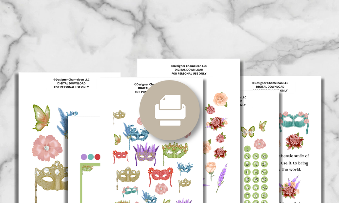 Digital Decorative Sticker Collections