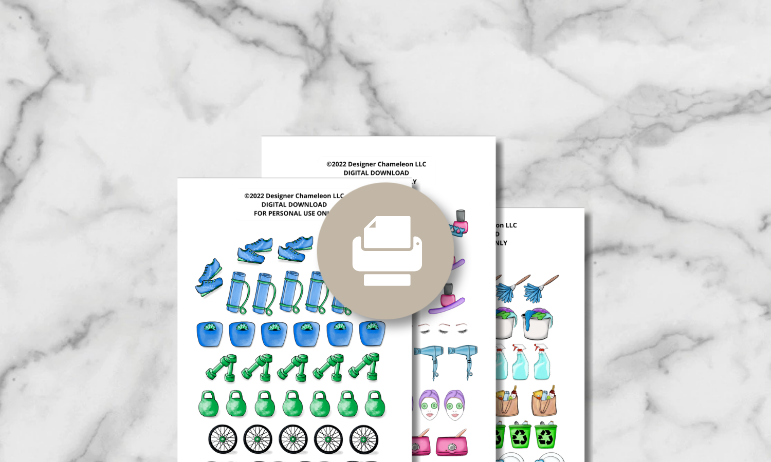 Digital Reminder Stickers