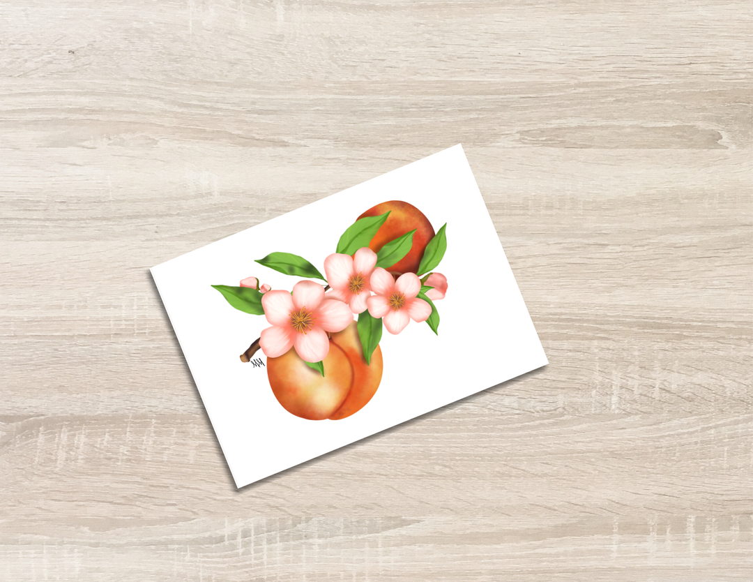 Just Peachy Art Print