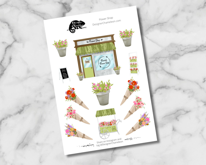 Flower Shop Sticker Collection