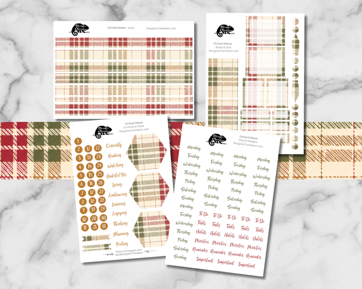 Orchard Weave Essentials Stickers