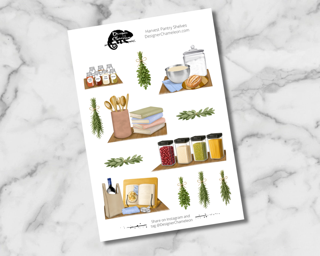 Harvest Pantry Sticker Collection