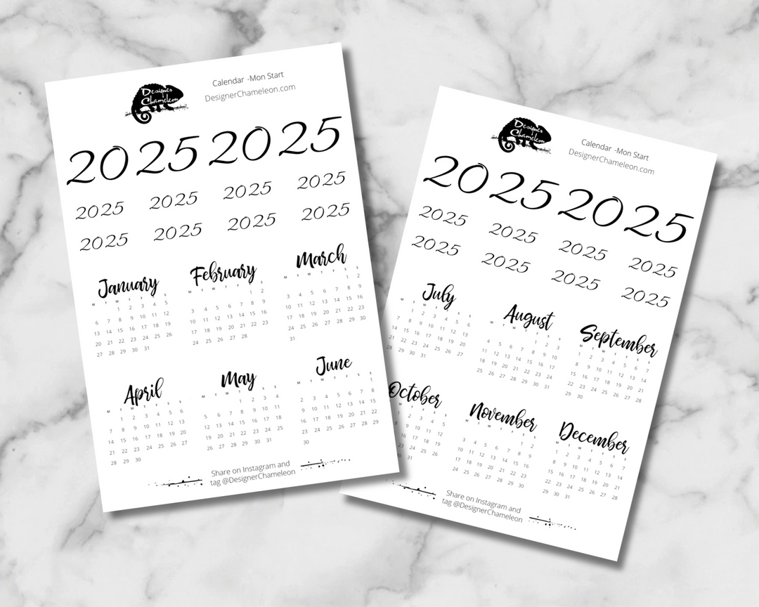 2025 Mini Calendars