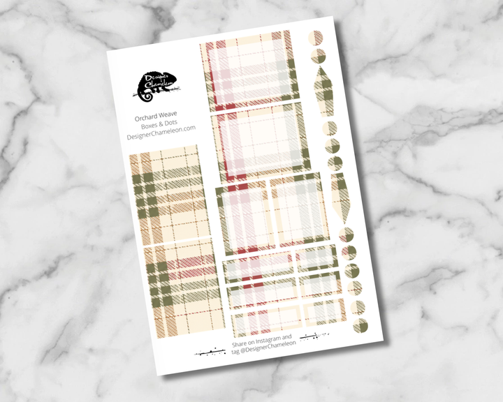 Orchard Weave Essentials Stickers