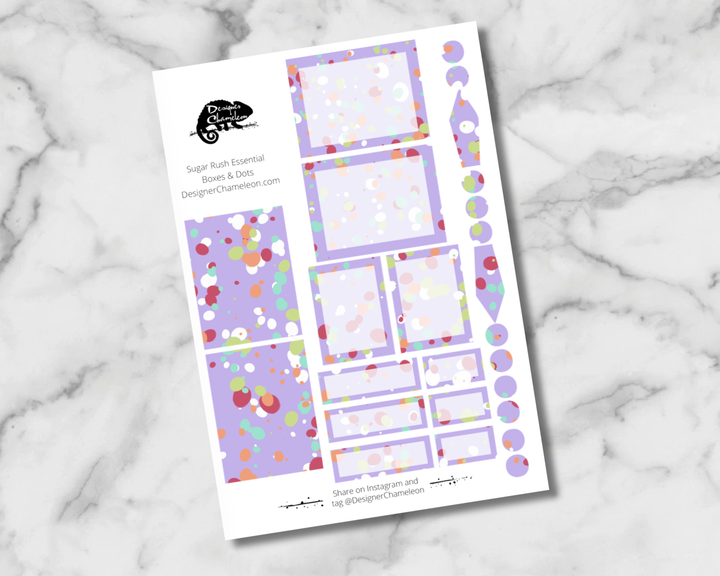 Sugar Rush Essentials Stickers