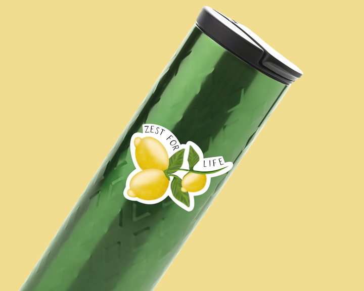Lemon Branch Waterproof Vinyl 3" Sticker