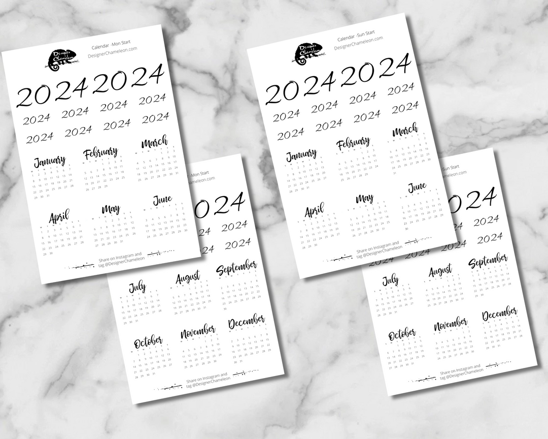 2024 Mini Calendars