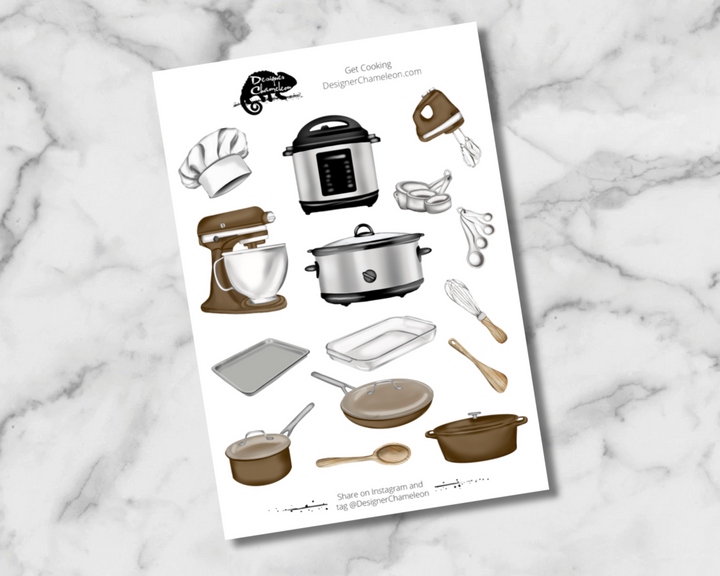 Get Cooking Sticker Set