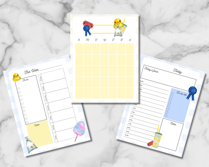 County Fair Planner Inserts