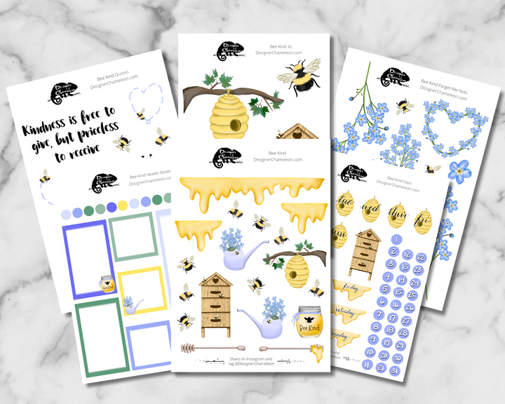 Bee Kind Sticker Collection