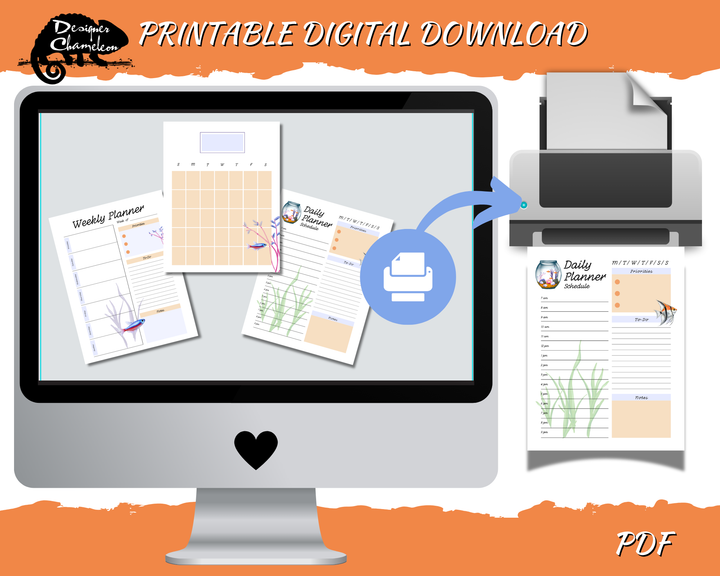 DIGITAL Fish Tank Planner Inserts
