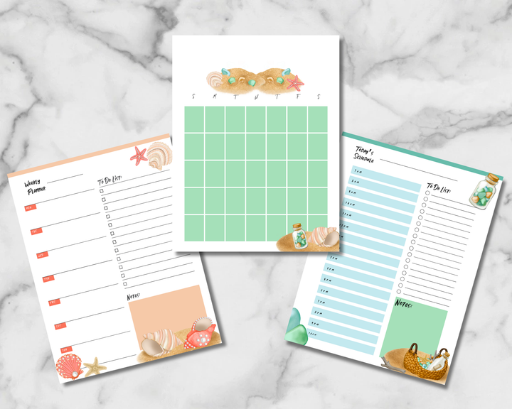 Beachcomber Treasure Planner Inserts