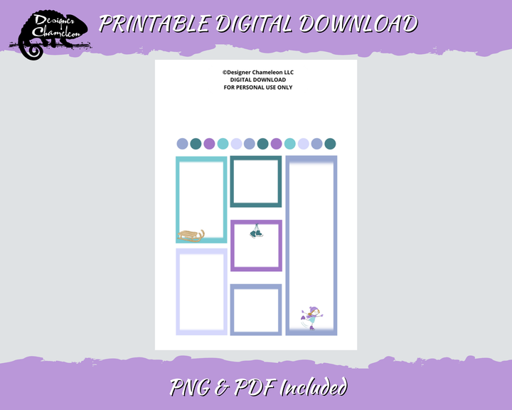 DIGITAL Snow Day Pencil Pals Collection