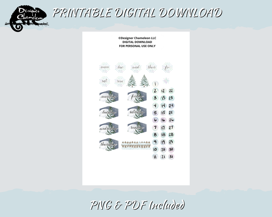 DIGITAL Ice Crystals Collection