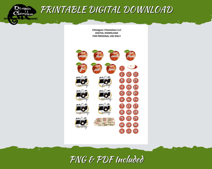 DIGITAL Apple Orchard Afternoon Collection