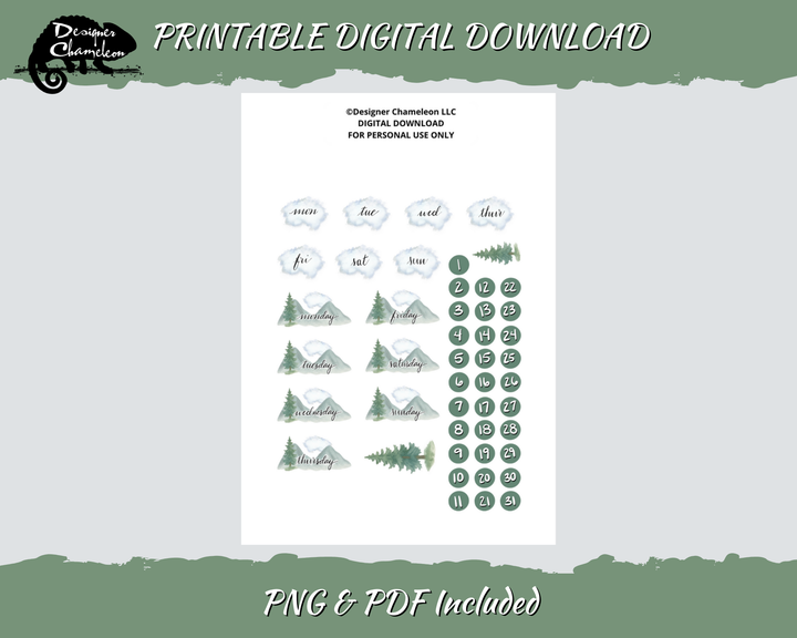 DIGITAL Mountains and Waterfalls Collection