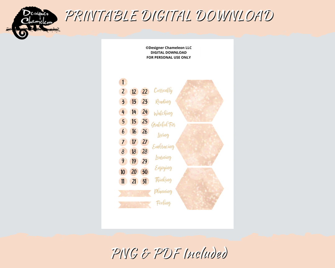 DIGITAL Champagne Shimmer Essentials