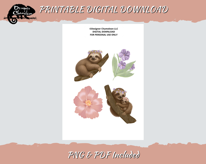 DIGITAL Sweet Sloths Collection
