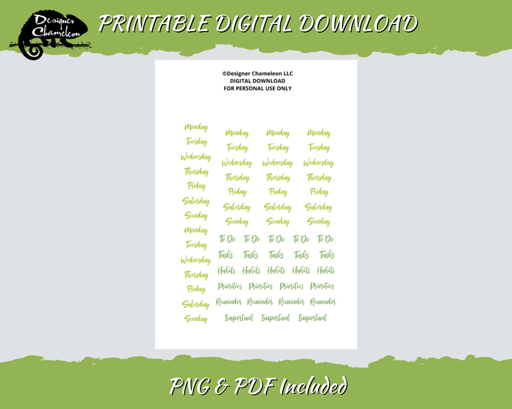 DIGITAL Leafy Green Essentials