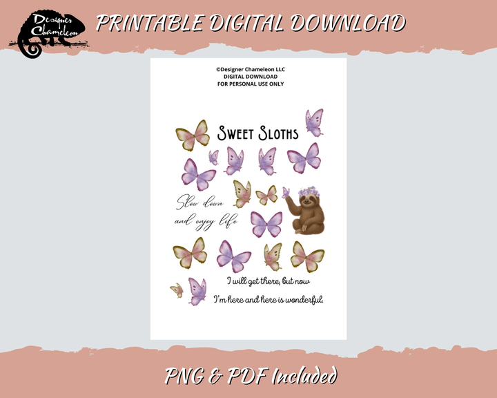 DIGITAL Sweet Sloths Collection