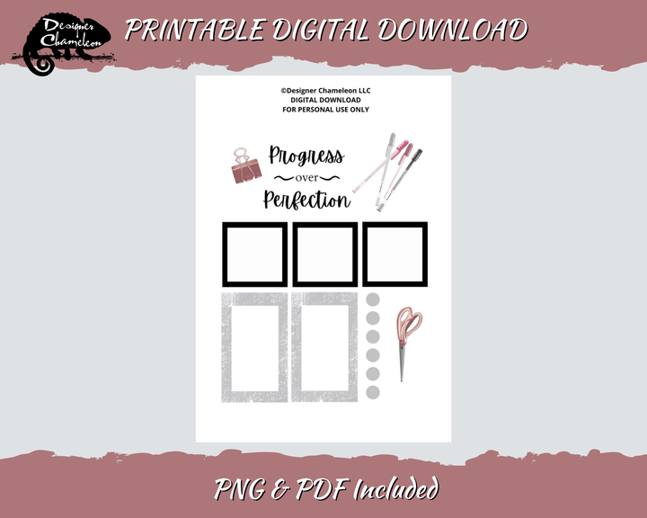 DIGITAL Working From Home Sticker Set