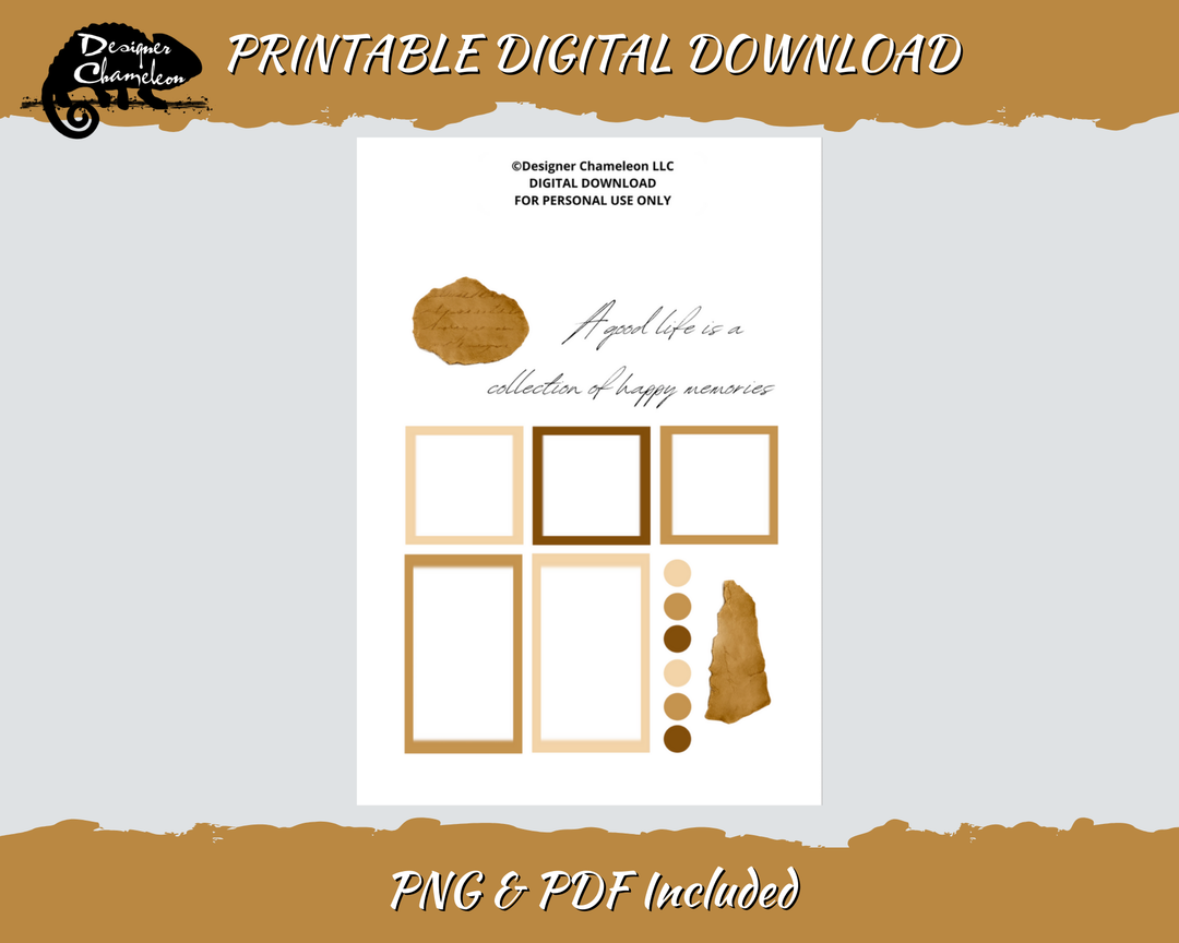 DIGITAL Torn Pages Sticker Set