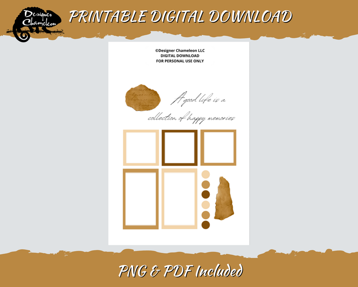DIGITAL Torn Pages Sticker Set