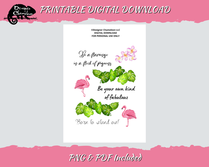 DIGITAL Pink Flamingo Collection