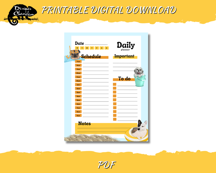 DIGITAL Dog Days of Summer Planner Inserts