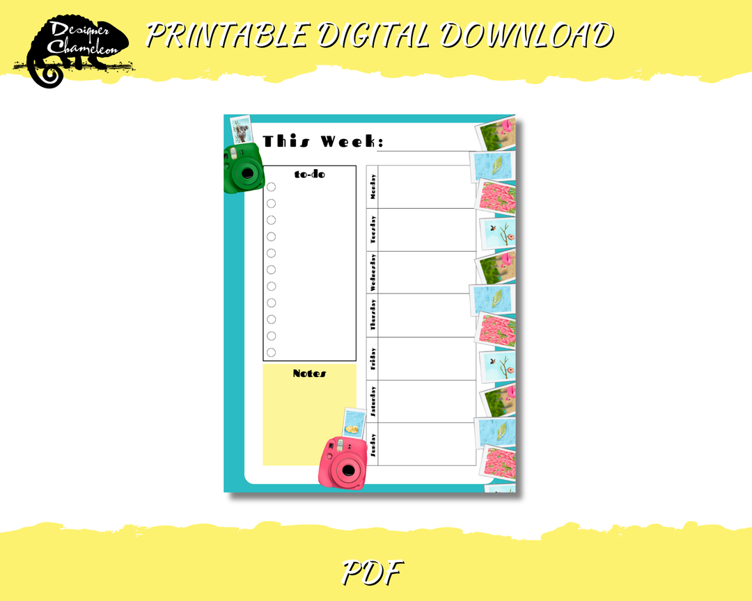 DIGITAL Picture This Planner Inserts