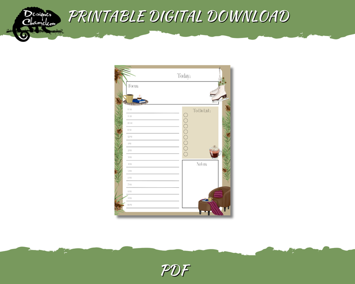 DIGITAL Winter Wishes Planner Inserts