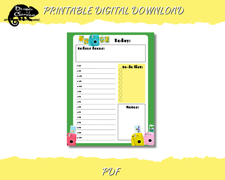 DIGITAL Picture This Planner Inserts
