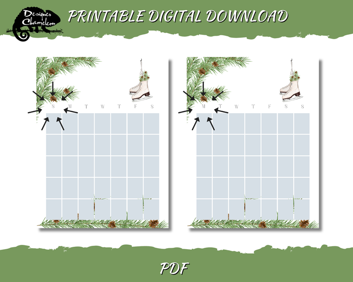 DIGITAL Winter Wishes Planner Inserts