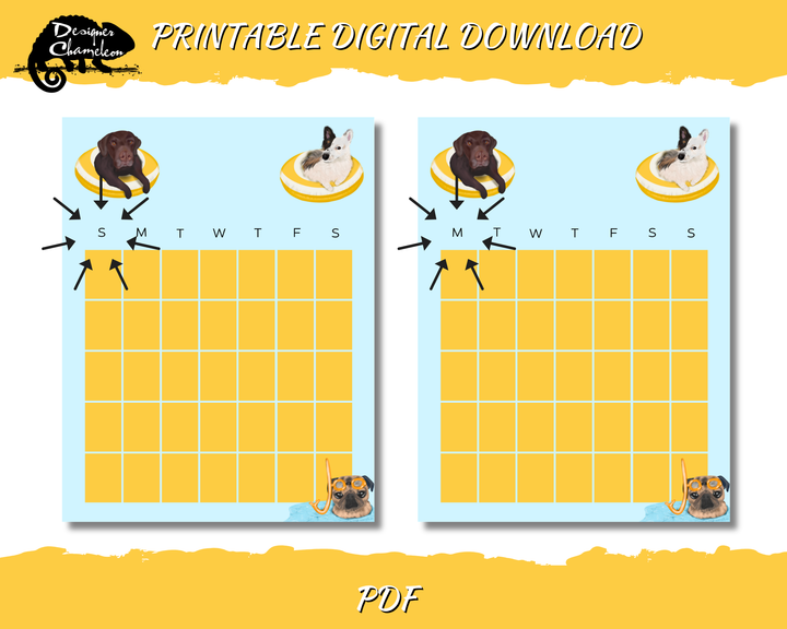 DIGITAL Dog Days of Summer Planner Inserts