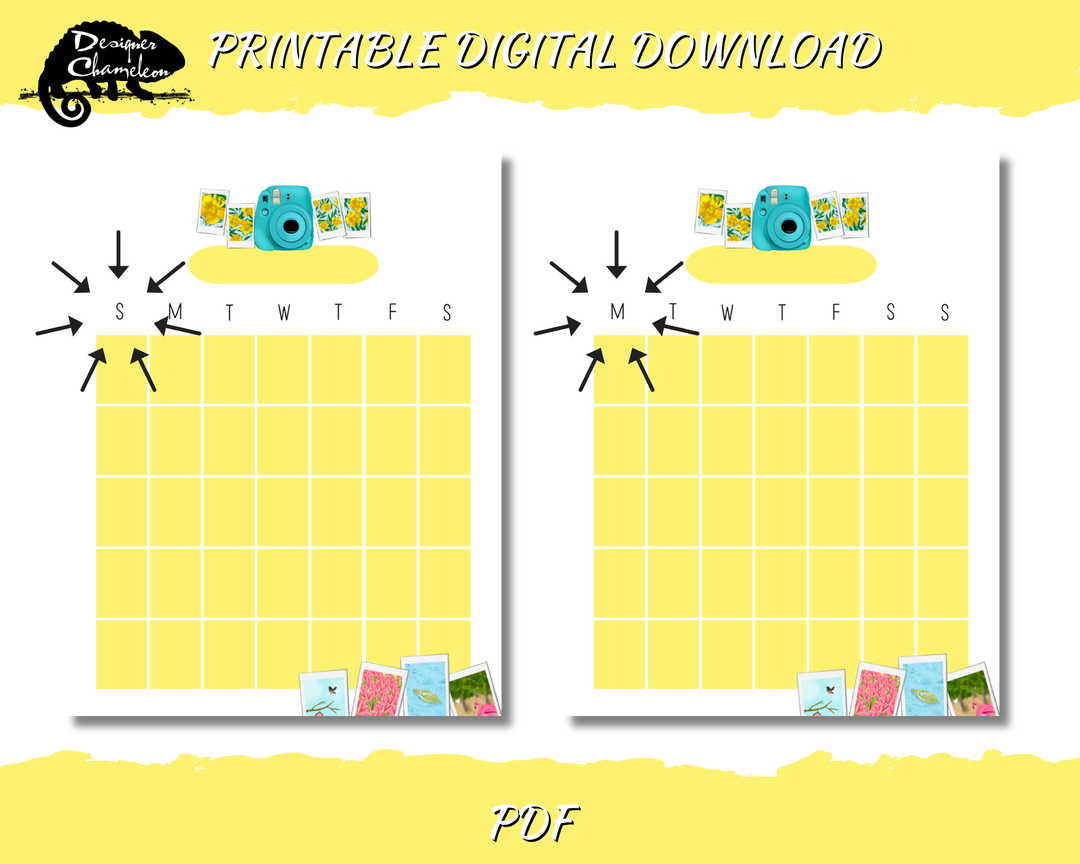 DIGITAL Picture This Planner Inserts