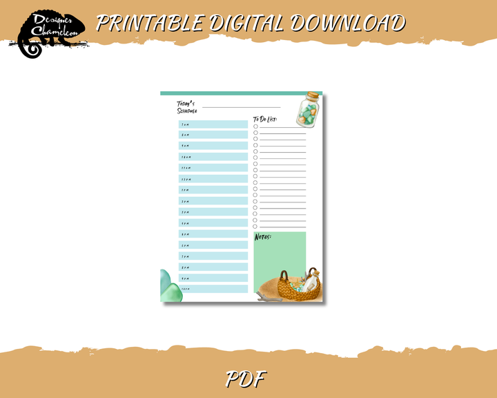 DIGITAL Beachcomber Treasure Planner Inserts