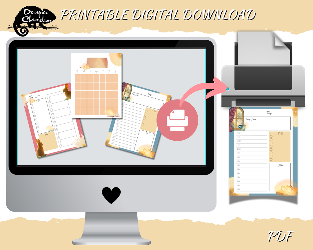 DIGITAL Golden Hour Planner Inserts