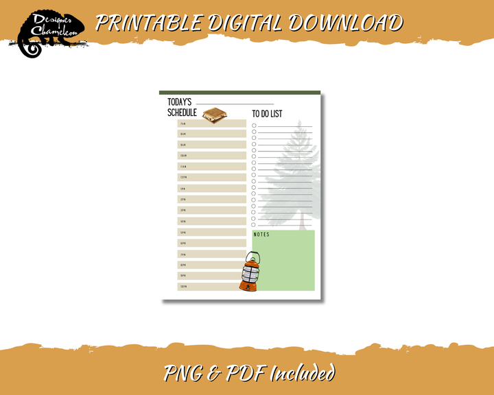 DIGITAL Happy Camper Planner Inserts