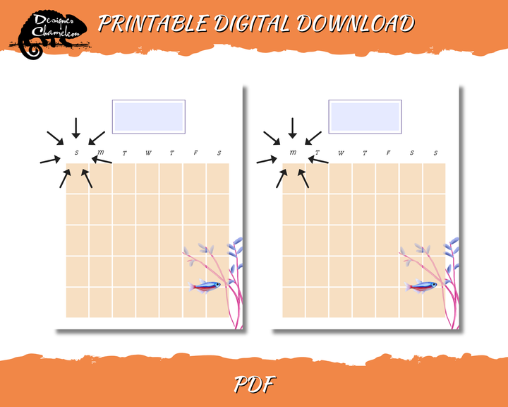 DIGITAL Fish Tank Planner Inserts