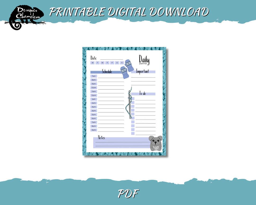 DIGITAL Wooly Winter Planner Inserts